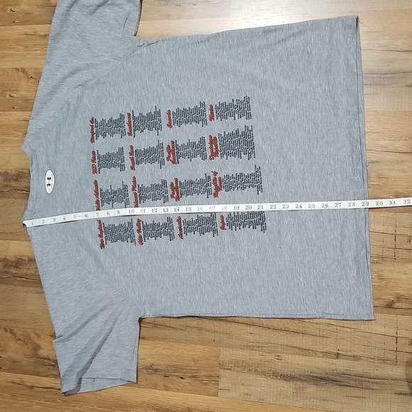 UA Babe Ruth League 2010 Cal Ripken Series Baseball Gray Short-Sleeved Tee Shirt - Picture 8 of 11